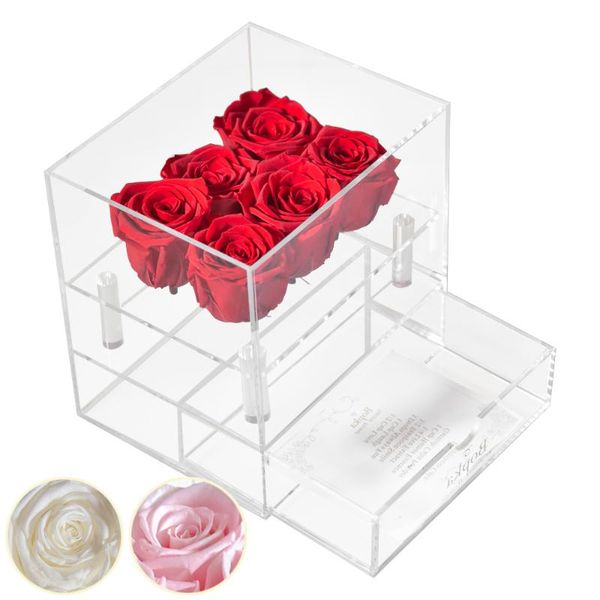 decorative flowers & wreaths wedding eternal jewelry box preserved rose transparent acrylic makeup organizer cosmetic case home decor birthd
decorative flowers & wreaths wedding eternal jewelry box preserved rose transparent acrylic makeup organizer cosmetic case home decor birthd