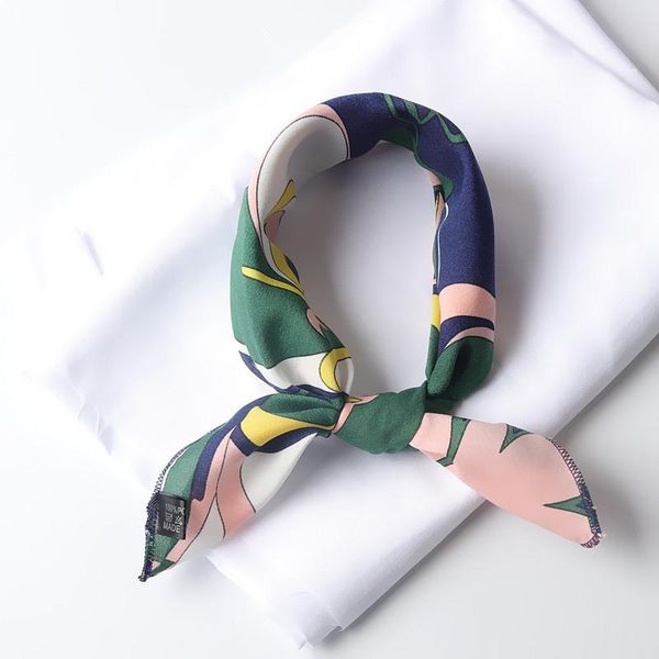 square silk scarf girls fashion print small office ladies hair band wrinkled handkerchief women headscarf shawl 50cm scarves, Blue;gray
square silk scarf girls fashion print small office ladies hair band wrinkled handkerchief women headscarf shawl 50cm scarves, Blue;gray