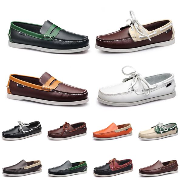 leather loafers summermen casual fashion shoes sneakers bottom low cut classic multicolor triple black brown gr
leather loafers summermen casual fashion shoes sneakers bottom low cut classic multicolor triple black brown gr