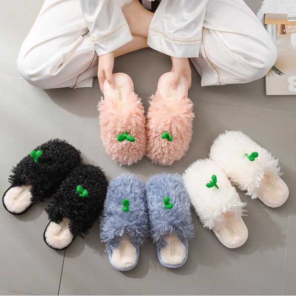 slippers women warm plush fur winter house floor shoes couples indoor comfy slipper solid color female soft flurry slides 2021, Black
slippers women warm plush fur winter house floor shoes couples indoor comfy slipper solid color female soft flurry slides 2021, Black