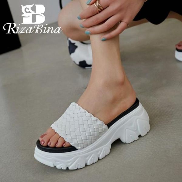 slippers rizabina women fashion platform summer shoes for women's casual daily sandals home lady high heels footwear size 34-39, Black
slippers rizabina women fashion platform summer shoes for women's casual daily sandals home lady high heels footwear size 34-39, Black