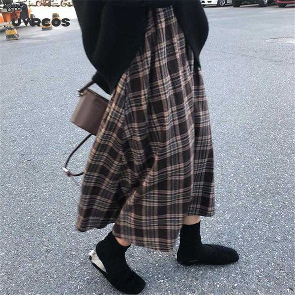 japanese harajuku autumn winter women midi skirt high waist plaid female saias korean ulzzang streetwear elegant long 210712, Black
japanese harajuku autumn winter women midi skirt high waist plaid female saias korean ulzzang streetwear elegant long 210712, Black