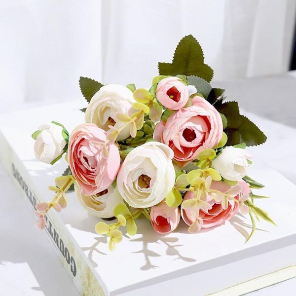 decorative flowers & wreaths 1 pcs 6 head flower european vintage bunga hiasan artificial silk rose wedding in stock drop ship
decorative flowers & wreaths 1 pcs 6 head flower european vintage bunga hiasan artificial silk rose wedding in stock drop ship