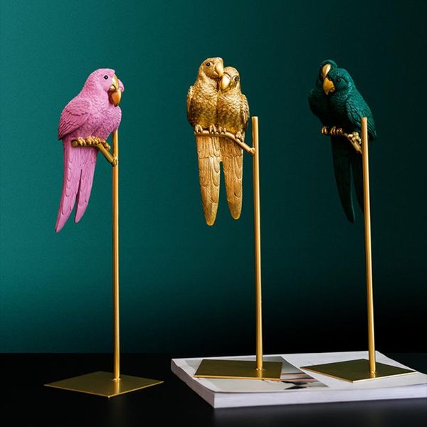 nordic creative resin simulated animal parrot bird crafts ornaments gold modern home deskdecoration miniature figurines decorative objec
nordic creative resin simulated animal parrot bird crafts ornaments gold modern home deskdecoration miniature figurines decorative objec