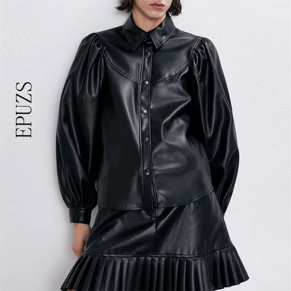 fashion fur leather blouse women long sleeve shirts strettwear blouses casaul loose button and blosue blusas 210521, White
fashion fur leather blouse women long sleeve shirts strettwear blouses casaul loose button and blosue blusas 210521, White