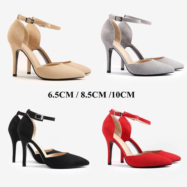 dress shoes black/ red/gray/apricot gladiator thin heels chaussure femme autumn women pumps flock pointed toe high lady
dress shoes black/ red/gray/apricot gladiator thin heels chaussure femme autumn women pumps flock pointed toe high lady