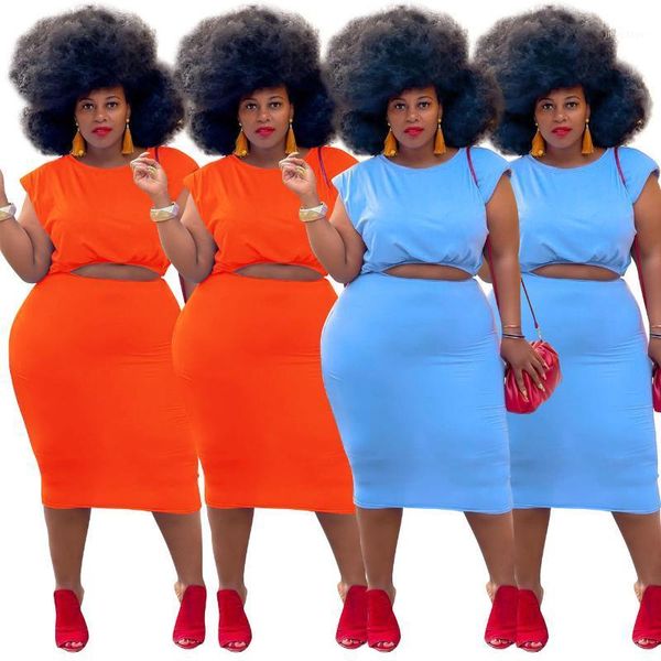plus size tracksuits xl-4xl fashion large women clothing solid color short sleeve and skirt two piece set wholesale dropshopping, Black
plus size tracksuits xl-4xl fashion large women clothing solid color short sleeve and skirt two piece set wholesale dropshopping, Black