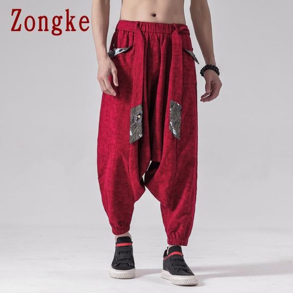 men's pants zongke 2021 harem men trousers joggers casual sweatpants hip hop streetwear male plus size m-5xl, Black
men's pants zongke 2021 harem men trousers joggers casual sweatpants hip hop streetwear male plus size m-5xl, Black