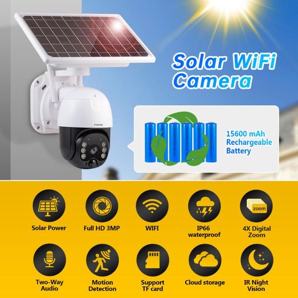 cameras fuers 3mp solar power camera wireless battery panel wifi outdoor security ip cloud storage ip66 waterproof
cameras fuers 3mp solar power camera wireless battery panel wifi outdoor security ip cloud storage ip66 waterproof