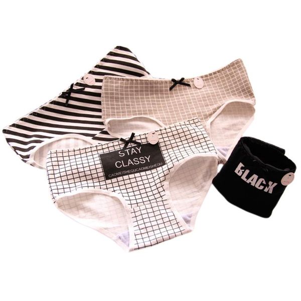 women's panties unlimon women cotton black white fashion one piece briefs, Black;pink
women's panties unlimon women cotton black white fashion one piece briefs, Black;pink