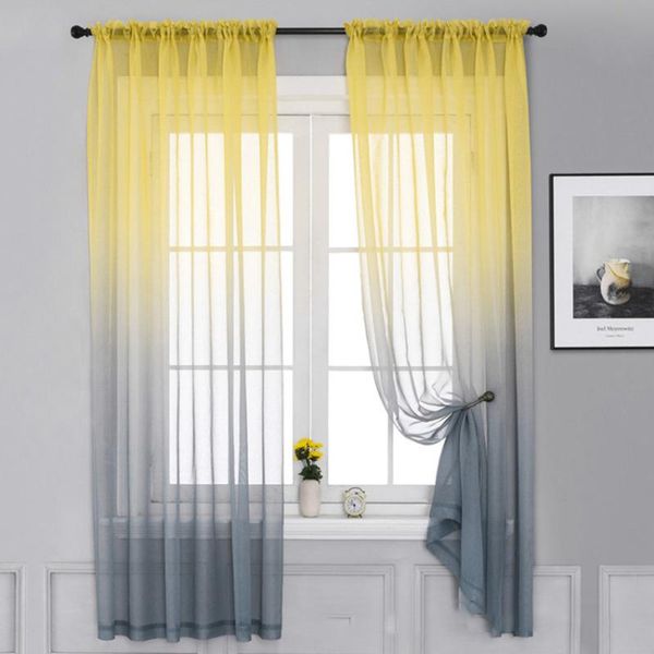 gradient color tulle curtains window transparent treatment for living room bedroom sheer drapes el home decoration curtain
gradient color tulle curtains window transparent treatment for living room bedroom sheer drapes el home decoration curtain