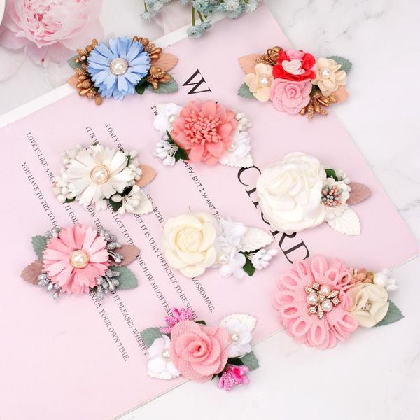 hair accessories 3"baby flower clips sweet artificial floral mesh rose pearl hairpins for girls kids hairgrips, Slivery;white
hair accessories 3"baby flower clips sweet artificial floral mesh rose pearl hairpins for girls kids hairgrips, Slivery;white