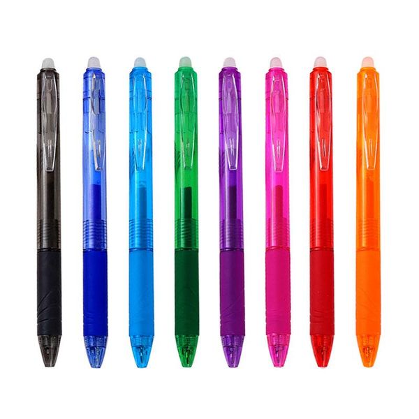 color retractable erasable gel pen 0.7mm writing washable handle button slide press blue black red ink refill rod pens
color retractable erasable gel pen 0.7mm writing washable handle button slide press blue black red ink refill rod pens
