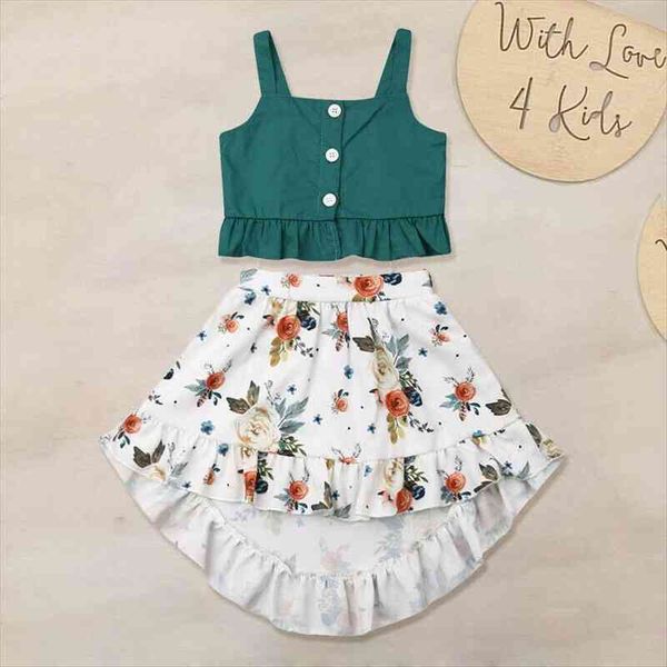 summer holiday toddler baby girl kid outfit clothes set sleeveless green tank floral skirt beach sets 1 5y, White
summer holiday toddler baby girl kid outfit clothes set sleeveless green tank floral skirt beach sets 1 5y, White