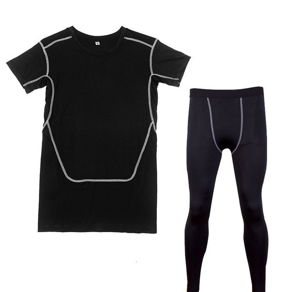 pro tracksuits fitness men's tights elastic short sleeve quick dry compression t-shirt basketball running training suit, Gray
pro tracksuits fitness men's tights elastic short sleeve quick dry compression t-shirt basketball running training suit, Gray