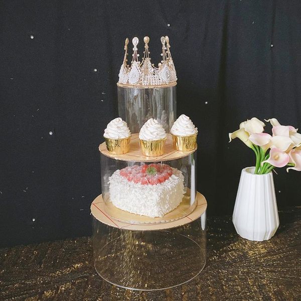 other event & party supplies transparent acrylic cake stand round multi-layer display custom shelf
other event & party supplies transparent acrylic cake stand round multi-layer display custom shelf