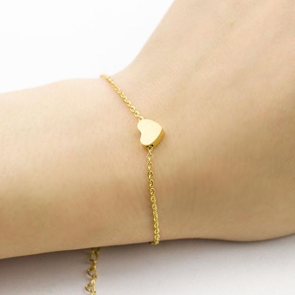 minimal heart bracelets for women dainty jewelry stainless steel chain lucky charm bracelet femme bff friendship 2021, Golden;silver
minimal heart bracelets for women dainty jewelry stainless steel chain lucky charm bracelet femme bff friendship 2021, Golden;silver