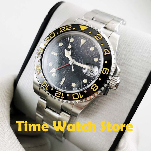 40 mm gmt 3804 automatic pulse warehouses men sapphire glass waterproof black stripe dial orange light-emitting ceramic beads, Slivery;brown
40 mm gmt 3804 automatic pulse warehouses men sapphire glass waterproof black stripe dial orange light-emitting ceramic beads, Slivery;brown