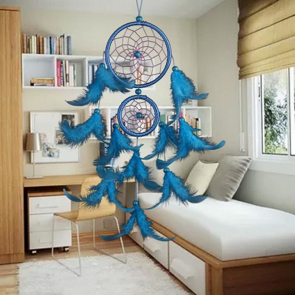 decorative objects & figurines handmade dream catcher feathers decoration for car wall hanging room home decor dreamcatcher wind chimes pend
decorative objects & figurines handmade dream catcher feathers decoration for car wall hanging room home decor dreamcatcher wind chimes pend