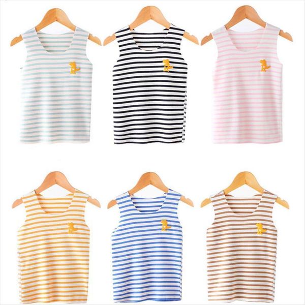 childrens seamless undershirt striped tank for boys kids underwear model girls baby singlet clothing, Blue
childrens seamless undershirt striped tank for boys kids underwear model girls baby singlet clothing, Blue