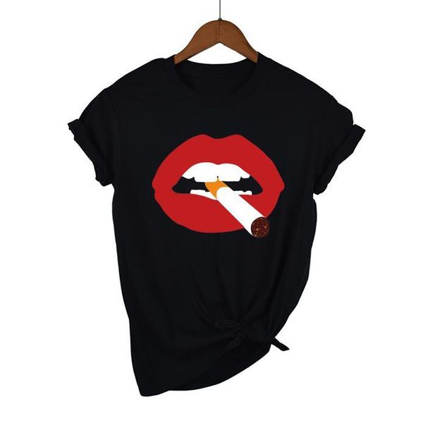 women's t-shirt summer fashion shirt lips with smoking graphic t women base o-neckblack tees kiss leopard lip funny girls tshirt, White
women's t-shirt summer fashion shirt lips with smoking graphic t women base o-neckblack tees kiss leopard lip funny girls tshirt, White