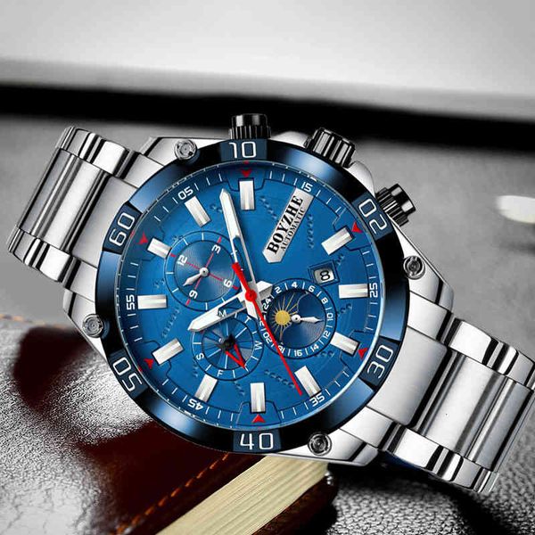 boyzhe men mechanical sports clock multifunctional moon phase calendar week display for relogio masculino 2021, Slivery;brown
boyzhe men mechanical sports clock multifunctional moon phase calendar week display for relogio masculino 2021, Slivery;brown