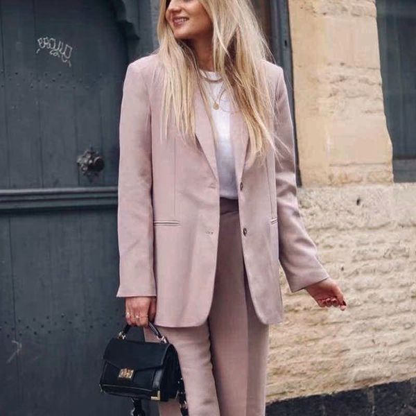 suit jacket spring za fashion self-cultivation office women suit casual chic street suits 210601, White;black
suit jacket spring za fashion self-cultivation office women suit casual chic street suits 210601, White;black