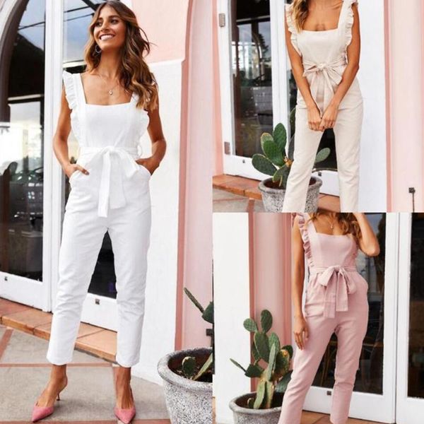 women's lace solid color jumpsuits high waisted with belt all in one playsuit jumpsuit two piece dress, White
women's lace solid color jumpsuits high waisted with belt all in one playsuit jumpsuit two piece dress, White
