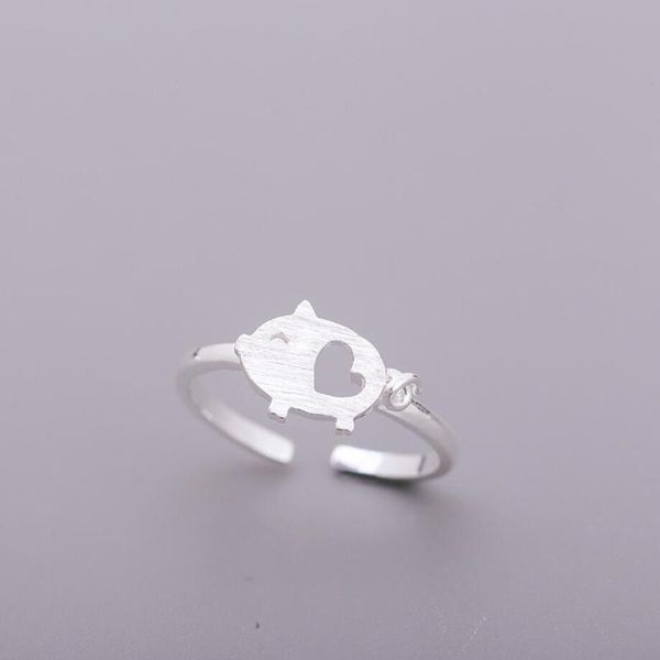 cluster rings piglet drawing fresh girlfriends 925 sterling silver temperament personality fashion female resizable opening sri192, Golden;silver
cluster rings piglet drawing fresh girlfriends 925 sterling silver temperament personality fashion female resizable opening sri192, Golden;silver