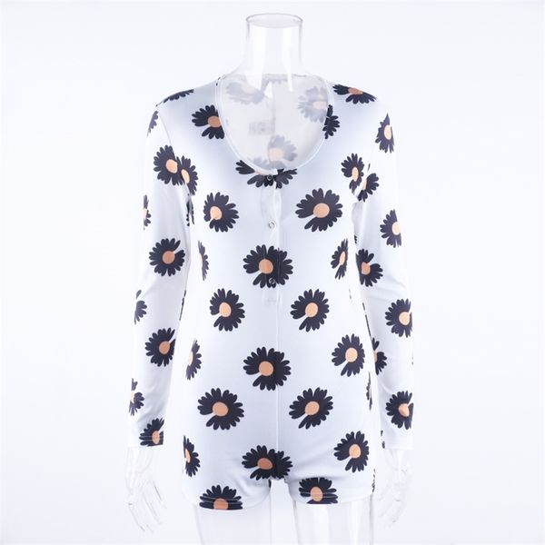 omsj style women chrysanthemum printing jumpsuit shorts long sleeve round collar trendy skinny rompers 210517, Black;white
omsj style women chrysanthemum printing jumpsuit shorts long sleeve round collar trendy skinny rompers 210517, Black;white