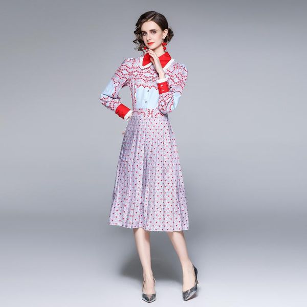 casual dresses wtianyuw 2021 summer fashion runway pleated women long sleeve elegant heart shaped polka dot print midi dress, Black;gray
casual dresses wtianyuw 2021 summer fashion runway pleated women long sleeve elegant heart shaped polka dot print midi dress, Black;gray