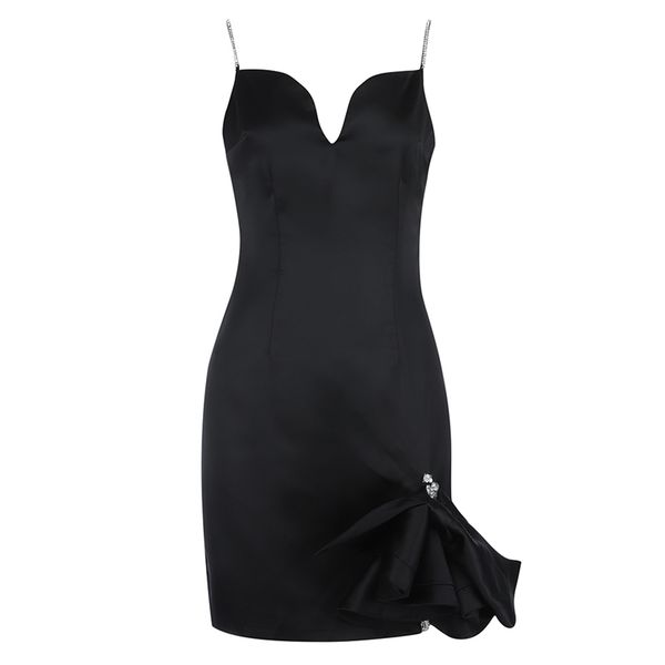 women dress autumn spaghetti strap beading lady bow vintage bodycon party 210515, Black;gray
women dress autumn spaghetti strap beading lady bow vintage bodycon party 210515, Black;gray