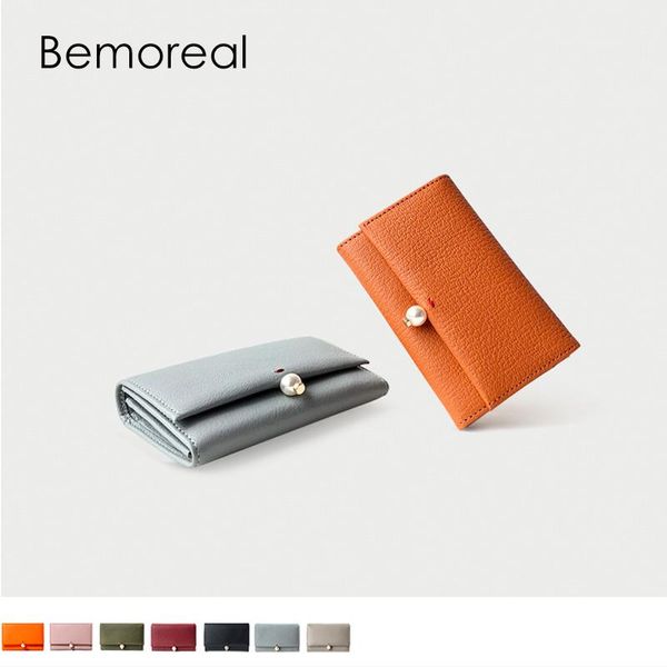 card holders bemoreal purse genuine leather women goat skin korea style fresh soft sheepskin wallet girl pearl hasp business, Brown;gray
card holders bemoreal purse genuine leather women goat skin korea style fresh soft sheepskin wallet girl pearl hasp business, Brown;gray