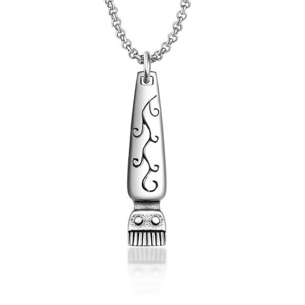 hairdresser pendant titanium steel necklace, brand chain fashion jewelry punk rock style rebel for men & women chains, Silver
hairdresser pendant titanium steel necklace, brand chain fashion jewelry punk rock style rebel for men & women chains, Silver