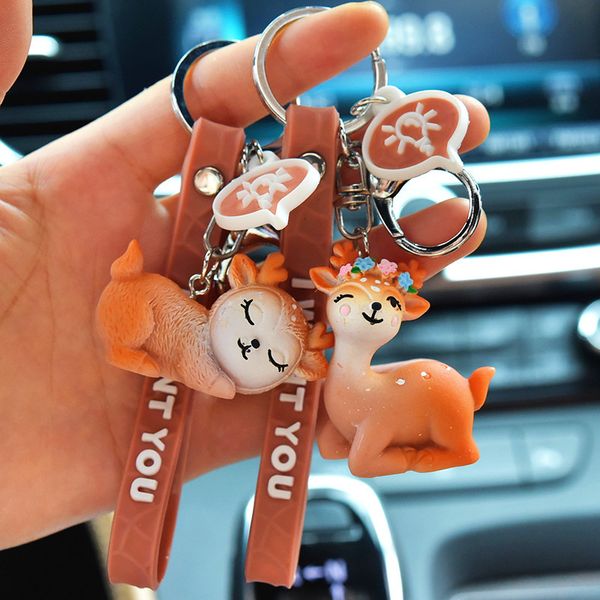 new cartoon sika deer keychain deer doll pendant creative bag pendant exquisite jewelry event gift dropshippingdio chan contact, Silver
new cartoon sika deer keychain deer doll pendant creative bag pendant exquisite jewelry event gift dropshippingdio chan contact, Silver
