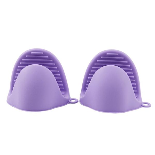 oven mitts 2x mini silicone heat resistant anti-scald gloves for cooking pinch grips, pot holder and potholders purple
oven mitts 2x mini silicone heat resistant anti-scald gloves for cooking pinch grips, pot holder and potholders purple