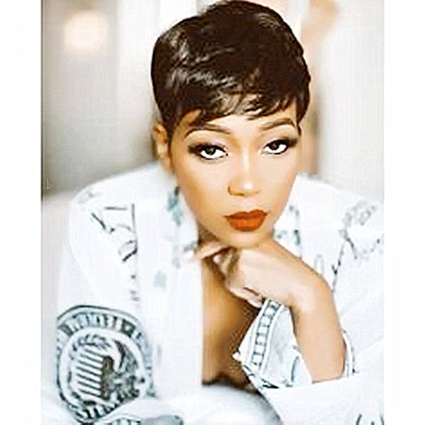 short machine made for black women human hair pixie cut wig layered none lace front natural straight, Black;brown
short machine made for black women human hair pixie cut wig layered none lace front natural straight, Black;brown