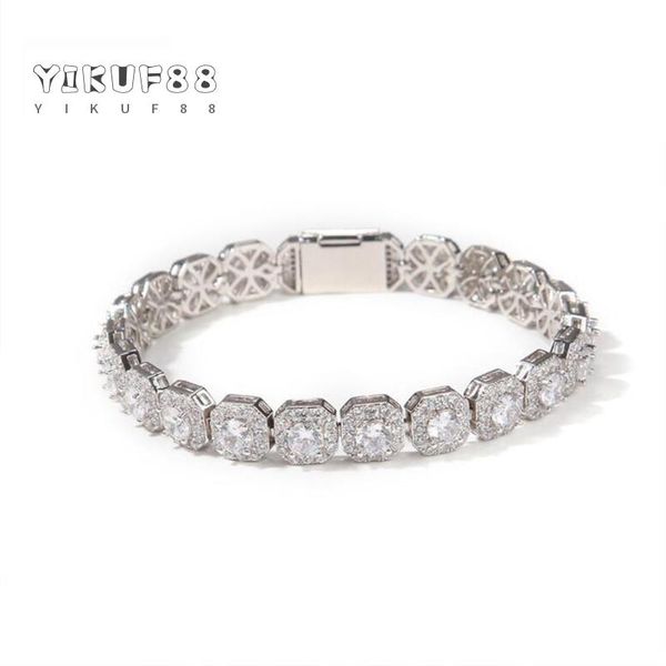 link, chain yikuf88 hip hop jewelry 9mm square rock sugar zircon women bracelet length 7 8inch, Black
link, chain yikuf88 hip hop jewelry 9mm square rock sugar zircon women bracelet length 7 8inch, Black