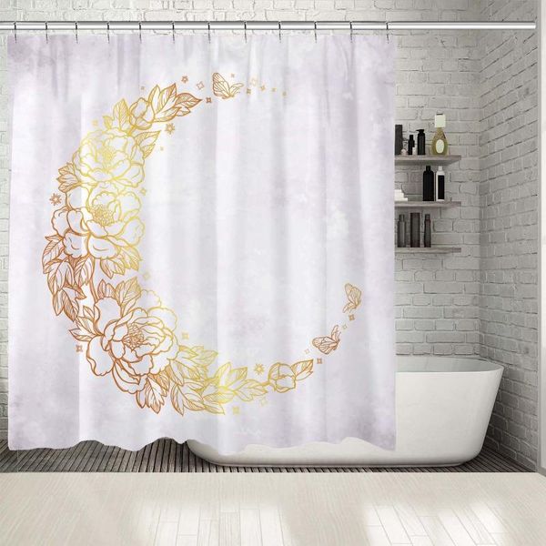 shower curtains curtain floral pattern in gold crescent shape flowers leaves butterflies nature artwork yellow white
shower curtains curtain floral pattern in gold crescent shape flowers leaves butterflies nature artwork yellow white