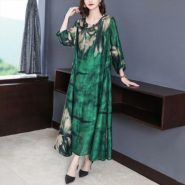 zuoman loose casual print mulberry women dress silk maxi spring summer vintage 4xl plus size bodycon party ve, Black;gray
zuoman loose casual print mulberry women dress silk maxi spring summer vintage 4xl plus size bodycon party ve, Black;gray