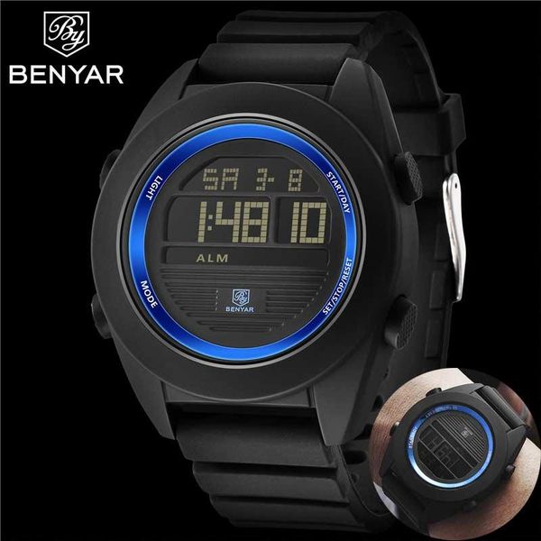 wristwatches relogio masculino benyar men watch sport chronograph alarm digital led male clock man wristwatch 8002, Slivery;brown
wristwatches relogio masculino benyar men watch sport chronograph alarm digital led male clock man wristwatch 8002, Slivery;brown