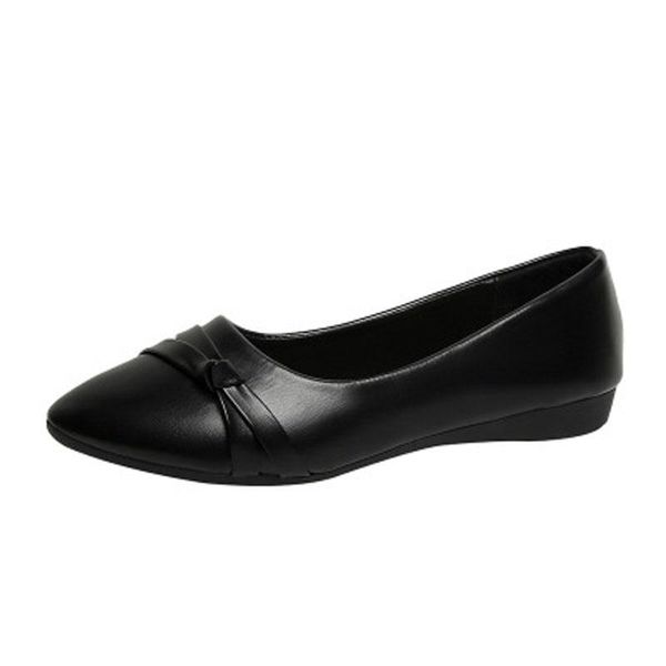 dress shoes 2021 spring and autumn single shoe mom leisure shallow mouth pointed low slope with non-slip soft sole work, Black
dress shoes 2021 spring and autumn single shoe mom leisure shallow mouth pointed low slope with non-slip soft sole work, Black