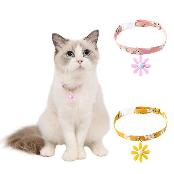 cat collars & leads cute little daisy net red sun flower adjustable pets bell collar dogs deworming necklace dog pet puppy supp 
cat collars & leads cute little daisy net red sun flower adjustable pets bell collar dogs deworming necklace dog pet puppy supp