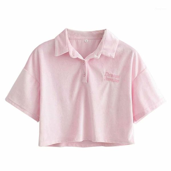 women's blouses & shirts sweet women embroidery pink 2021 fashion ladies soft loose short shirt female causal solid girls chic, White
women's blouses & shirts sweet women embroidery pink 2021 fashion ladies soft loose short shirt female causal solid girls chic, White