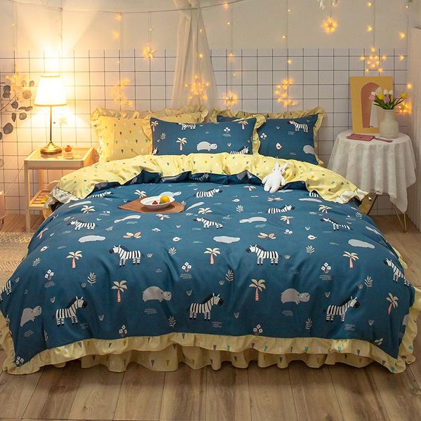 korean bedclothes luxury horse duvet cover romantic lace girls princess quilts full single animal bedding sets
korean bedclothes luxury horse duvet cover romantic lace girls princess quilts full single animal bedding sets