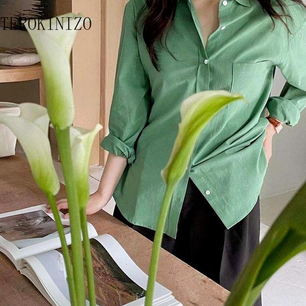 women's blouses & shirts terokinizo korean style pink blouse women turn down collar long sleeve unicolor single breasted office ladies, White
women's blouses & shirts terokinizo korean style pink blouse women turn down collar long sleeve unicolor single breasted office ladies, White