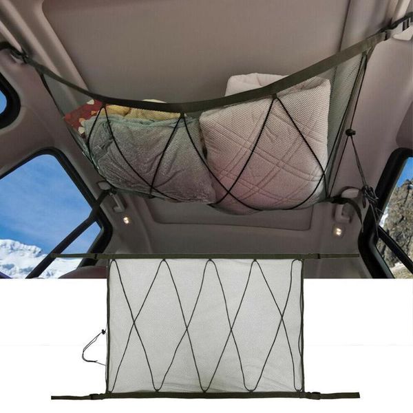 car organizer auto ceiling mesh storage bag adjustable elastic cargo net polyester 34.4*25.5in
car organizer auto ceiling mesh storage bag adjustable elastic cargo net polyester 34.4*25.5in