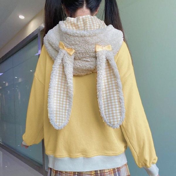 women's hoodies & sweatshirts qweek kawaii hoodie women autumn winter animal ears patchwork sweatshirt korean long sleeve cute so, Black
women's hoodies & sweatshirts qweek kawaii hoodie women autumn winter animal ears patchwork sweatshirt korean long sleeve cute so, Black
