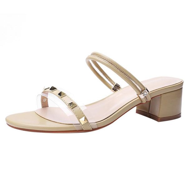 sandals women sandal fashion shoes pu 4.5cm thick high heels round toe rivet shallow sandalias mujer 2021 size 35-42 blue, Black
sandals women sandal fashion shoes pu 4.5cm thick high heels round toe rivet shallow sandalias mujer 2021 size 35-42 blue, Black