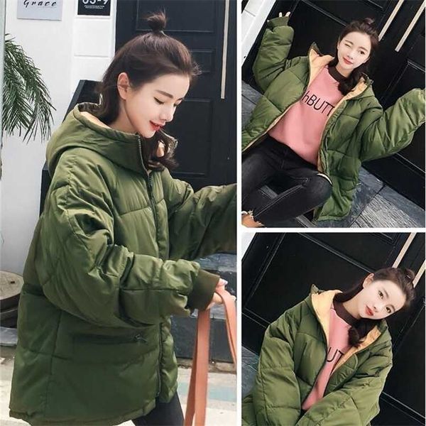winter jacket women fashion hooded cotton jacket loose warm parka coat female casual plus size winter womens 211216, Black
winter jacket women fashion hooded cotton jacket loose warm parka coat female casual plus size winter womens 211216, Black